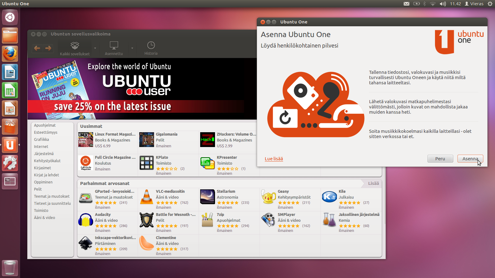 Ubuntu 12.04 LTS - työpöytä
